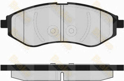 BRAKE ENGINEERING pa1600 -  Комплект тормозных колодок, дисковый тормоз